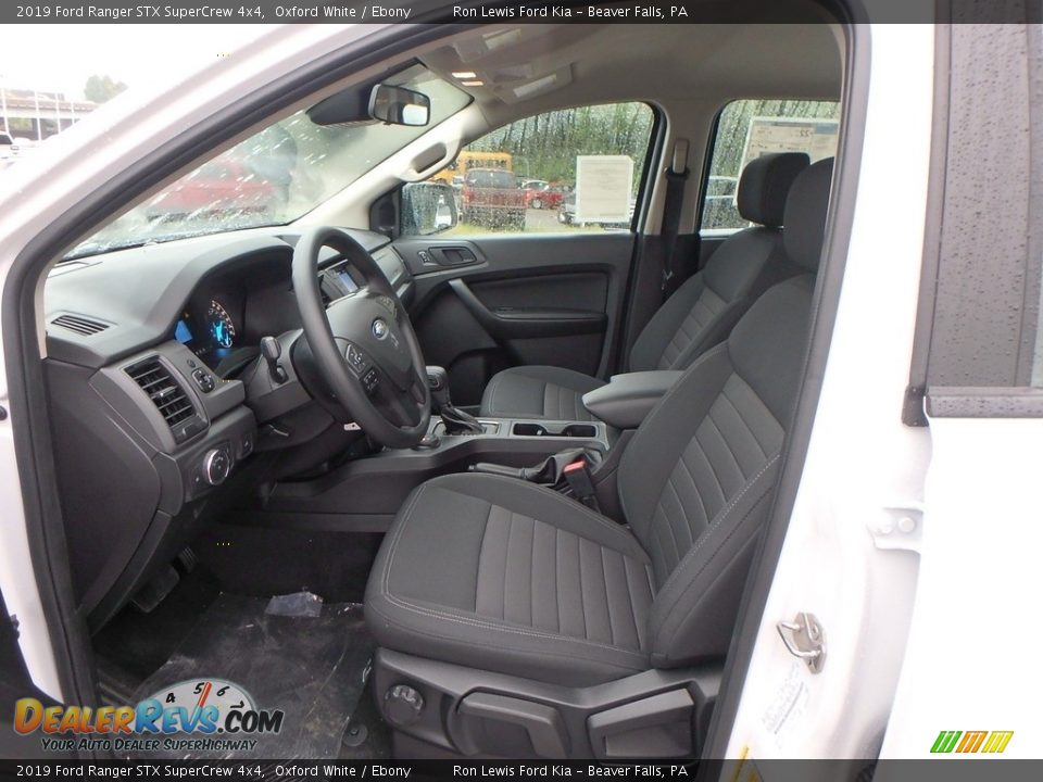 Front Seat of 2019 Ford Ranger STX SuperCrew 4x4 Photo #11