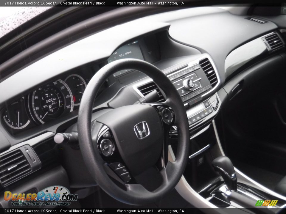 2017 Honda Accord LX Sedan Crystal Black Pearl / Black Photo #10