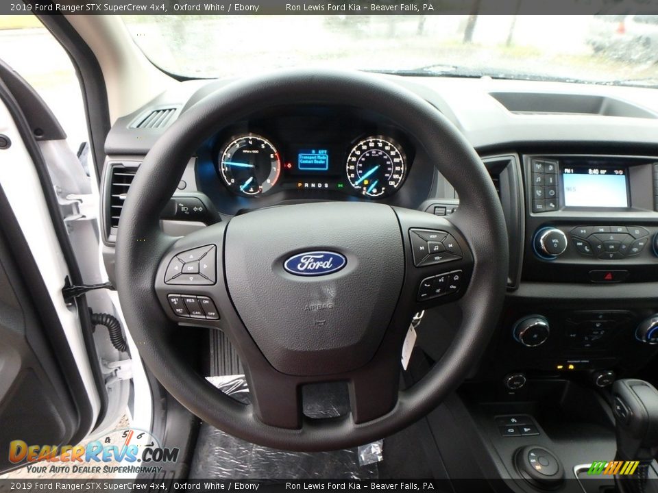 2019 Ford Ranger STX SuperCrew 4x4 Steering Wheel Photo #15