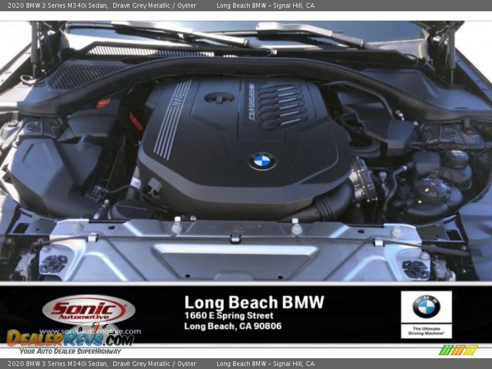 2020 BMW 3 Series M340i Sedan Dravit Grey Metallic / Oyster Photo #8