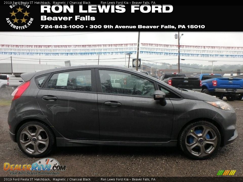 2019 Ford Fiesta ST Hatchback Magnetic / Charcoal Black Photo #1