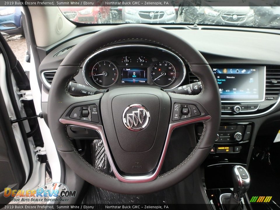 2019 Buick Encore Preferred Summit White / Ebony Photo #17