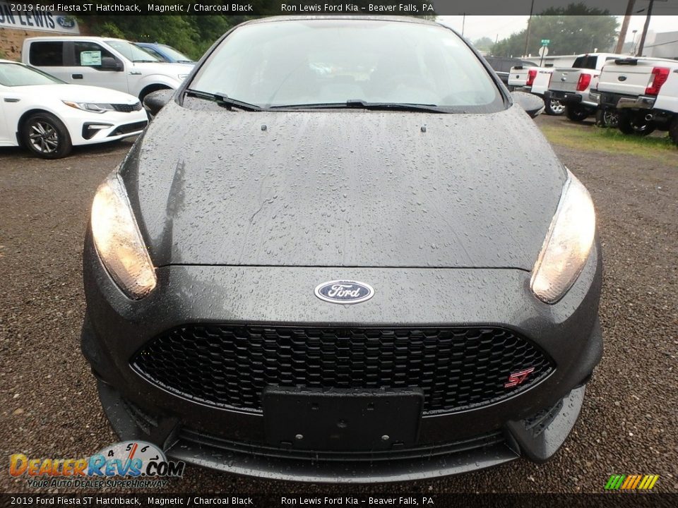 2019 Ford Fiesta ST Hatchback Magnetic / Charcoal Black Photo #8