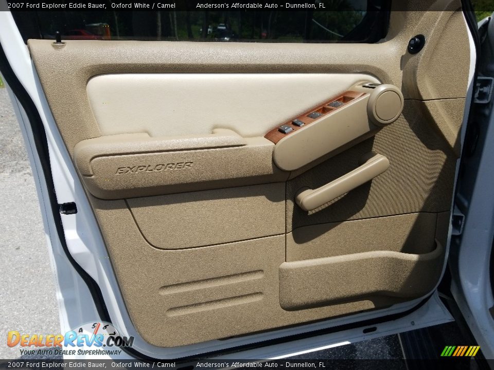 2007 Ford Explorer Eddie Bauer Oxford White / Camel Photo #9
