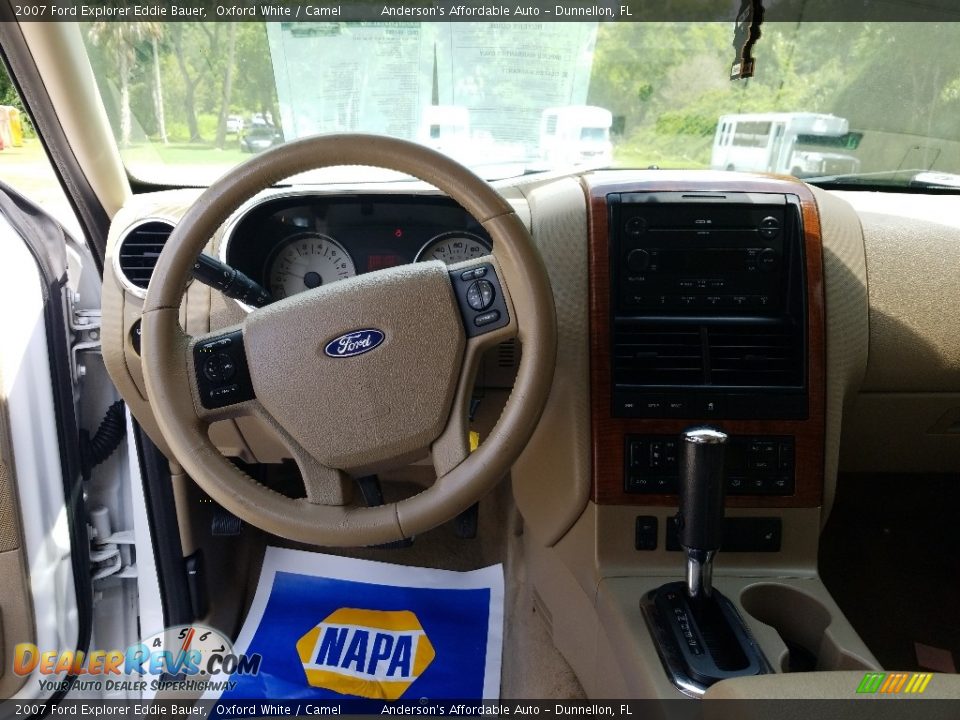 2007 Ford Explorer Eddie Bauer Oxford White / Camel Photo #11