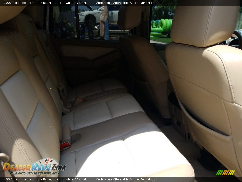 2007 Ford Explorer Eddie Bauer Oxford White / Camel Photo #14