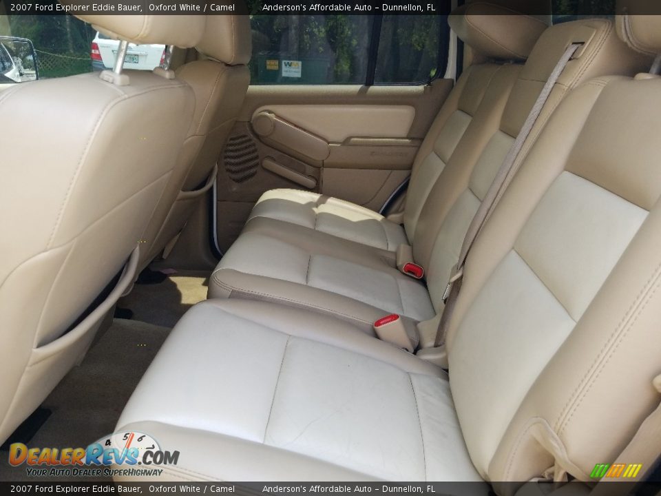 2007 Ford Explorer Eddie Bauer Oxford White / Camel Photo #15
