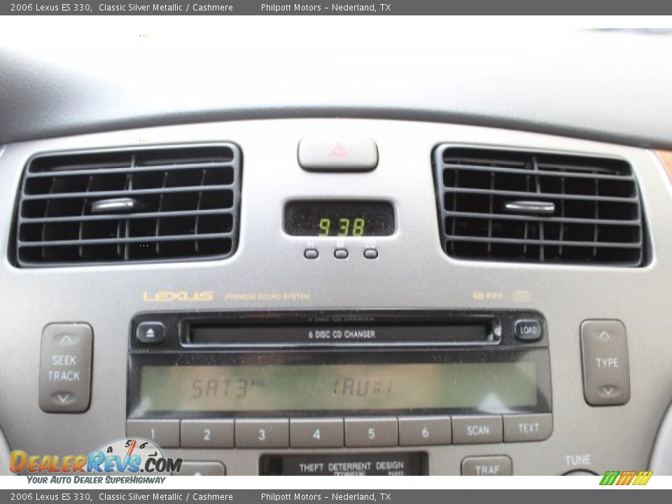 2006 Lexus ES 330 Classic Silver Metallic / Cashmere Photo #21