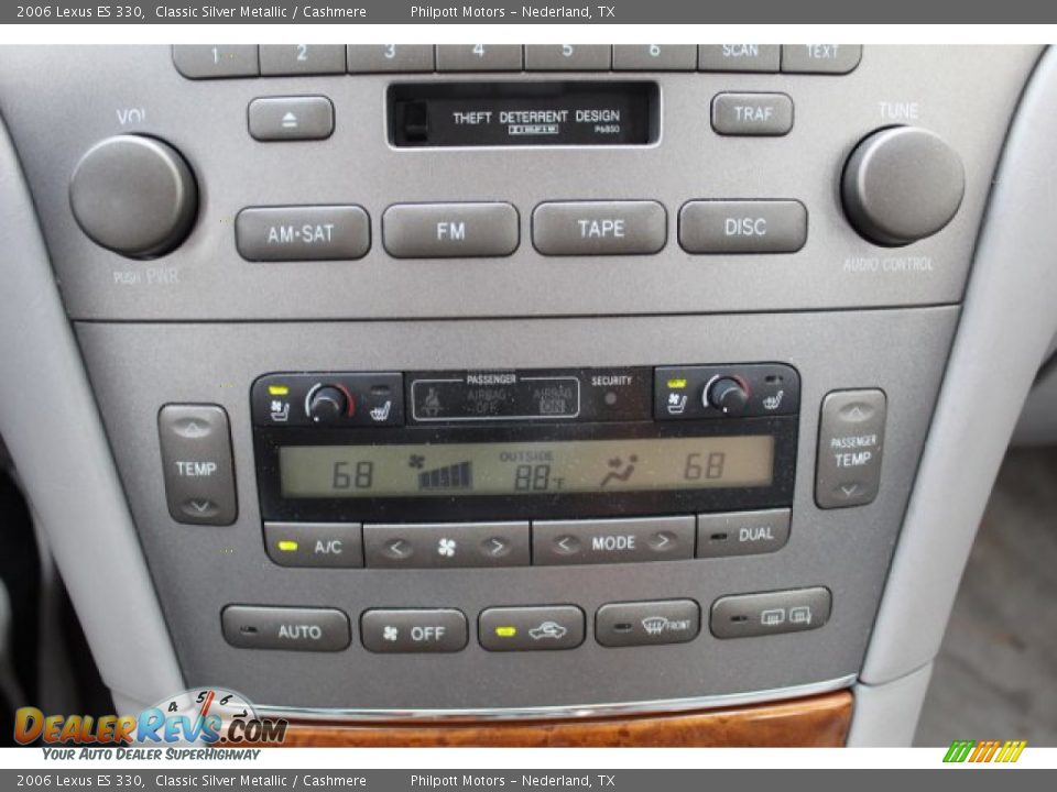 2006 Lexus ES 330 Classic Silver Metallic / Cashmere Photo #22