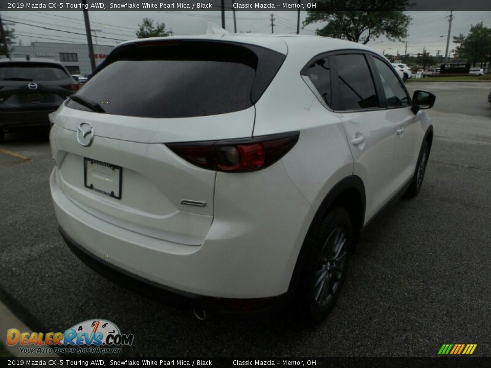 2019 Mazda CX-5 Touring AWD Snowflake White Pearl Mica / Black Photo #7