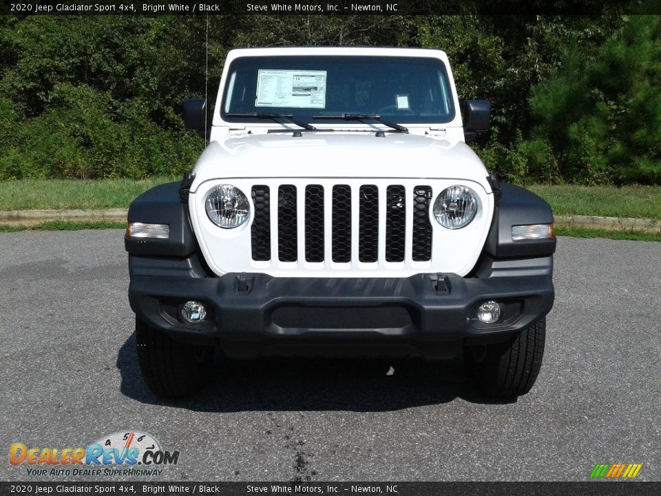 2020 Jeep Gladiator Sport 4x4 Bright White / Black Photo #3