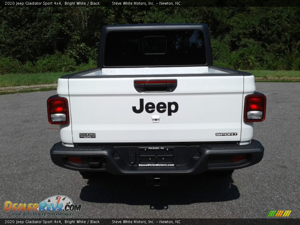 2020 Jeep Gladiator Sport 4x4 Bright White / Black Photo #7