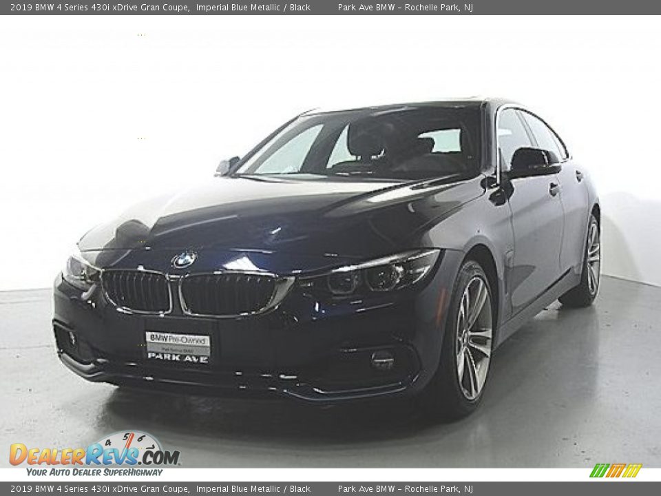 2019 BMW 4 Series 430i xDrive Gran Coupe Imperial Blue Metallic / Black Photo #1