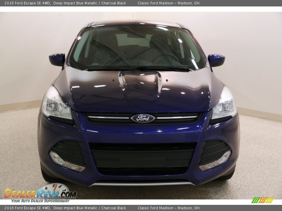 2016 Ford Escape SE 4WD Deep Impact Blue Metallic / Charcoal Black Photo #2