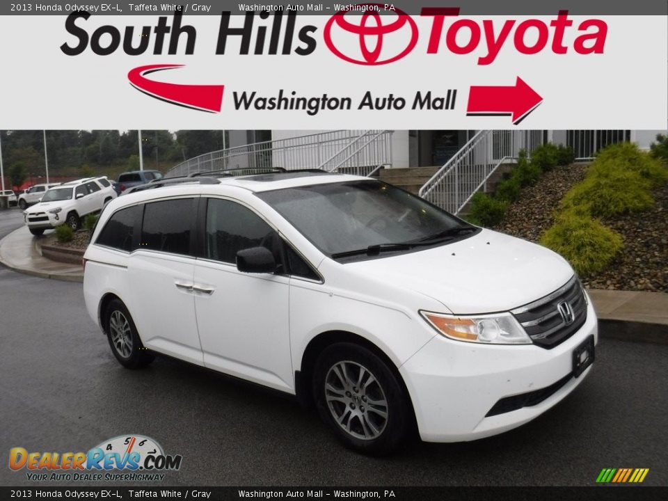 2013 Honda Odyssey EX-L Taffeta White / Gray Photo #1