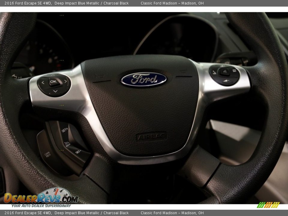 2016 Ford Escape SE 4WD Deep Impact Blue Metallic / Charcoal Black Photo #8