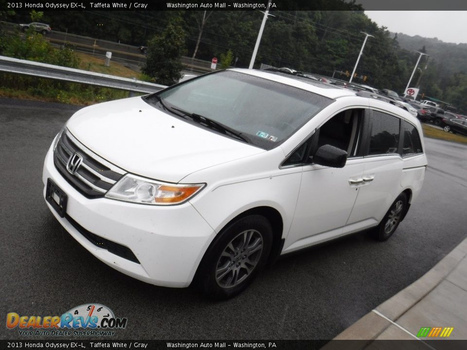 2013 Honda Odyssey EX-L Taffeta White / Gray Photo #5