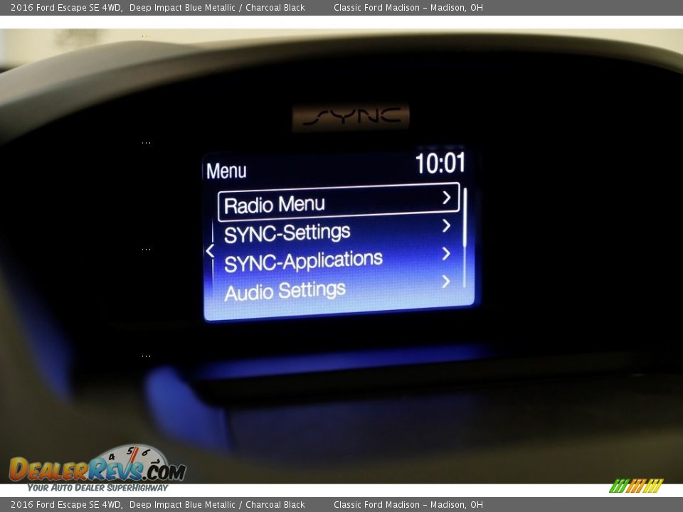 2016 Ford Escape SE 4WD Deep Impact Blue Metallic / Charcoal Black Photo #12