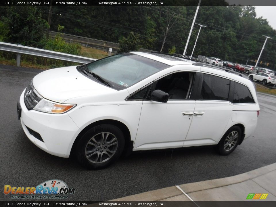 2013 Honda Odyssey EX-L Taffeta White / Gray Photo #6