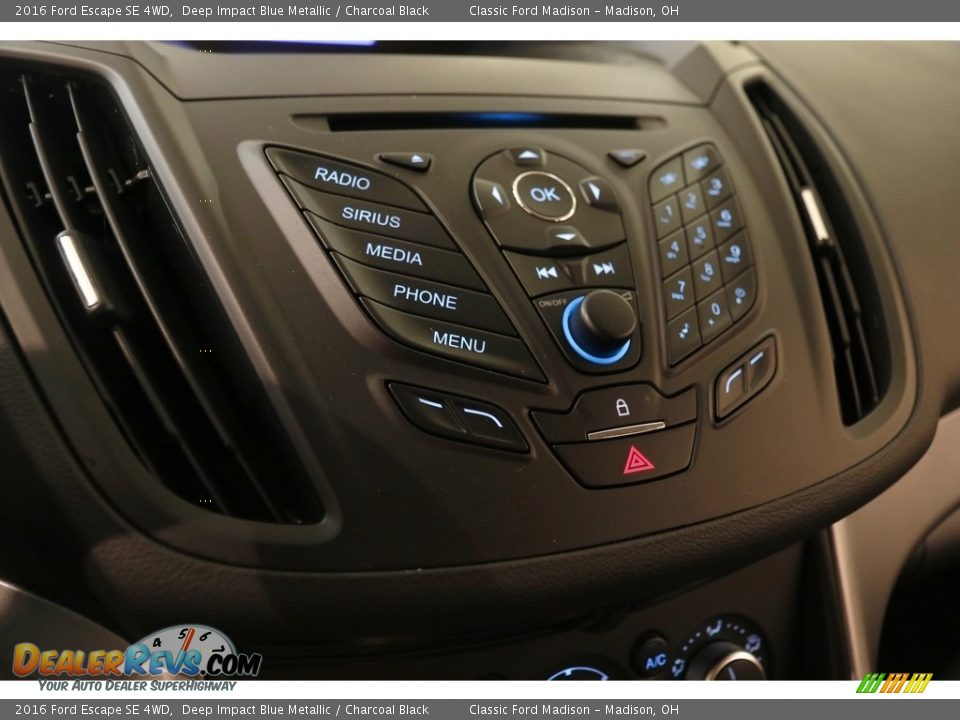 2016 Ford Escape SE 4WD Deep Impact Blue Metallic / Charcoal Black Photo #13
