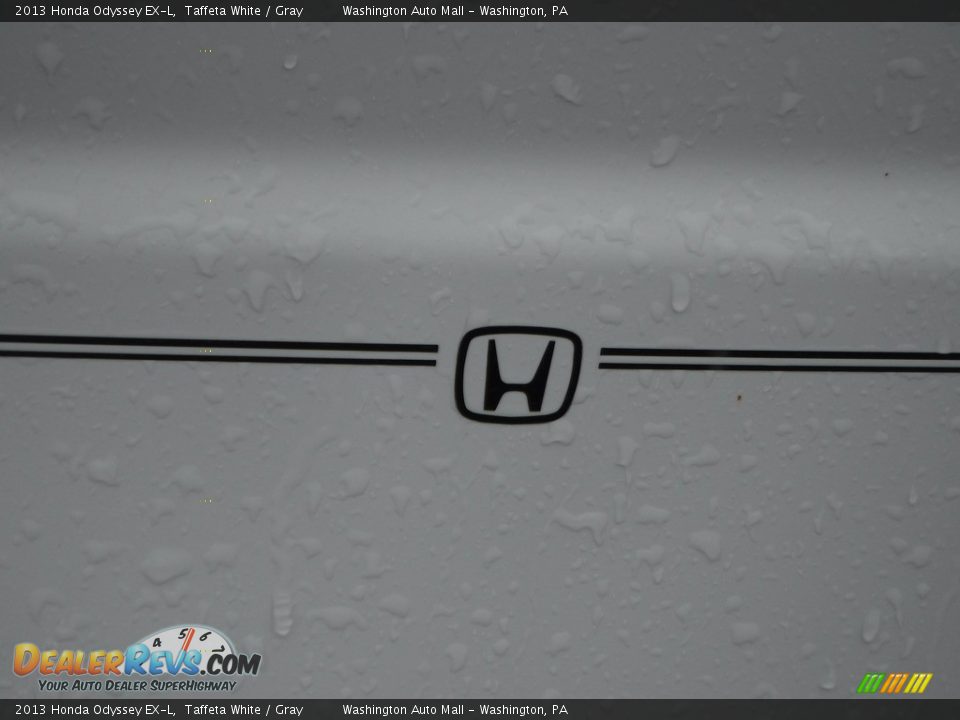 2013 Honda Odyssey EX-L Taffeta White / Gray Photo #7