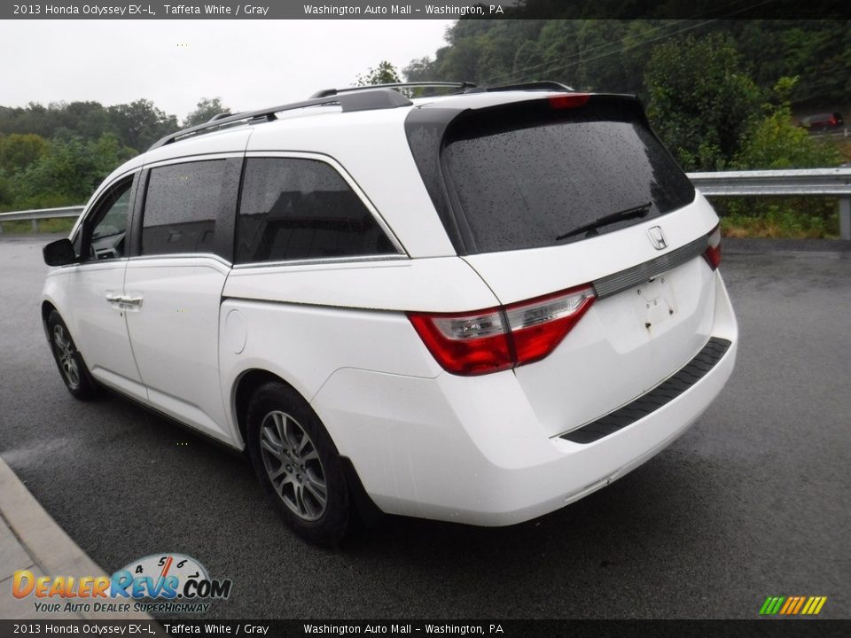 2013 Honda Odyssey EX-L Taffeta White / Gray Photo #8