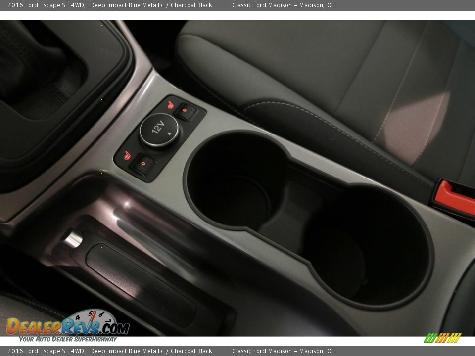 2016 Ford Escape SE 4WD Deep Impact Blue Metallic / Charcoal Black Photo #15