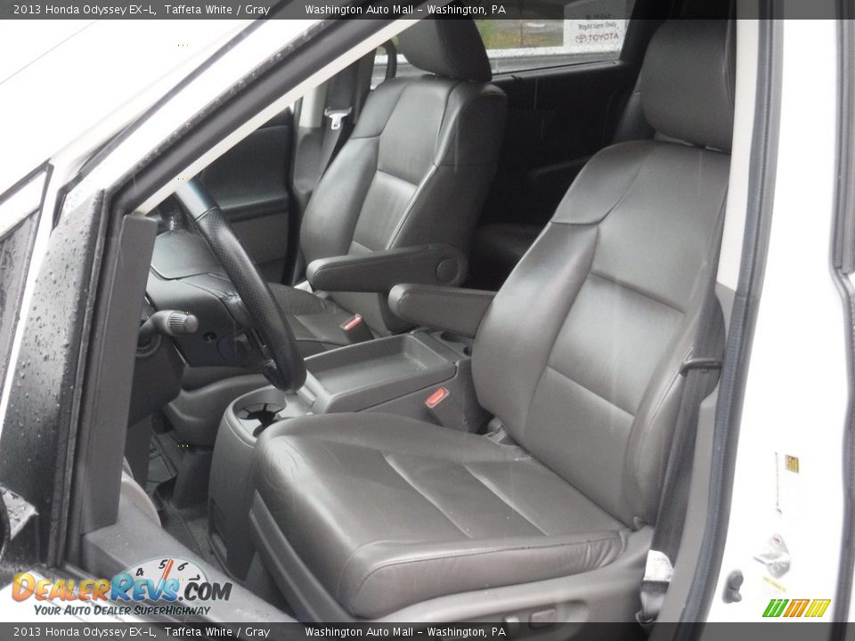 2013 Honda Odyssey EX-L Taffeta White / Gray Photo #12