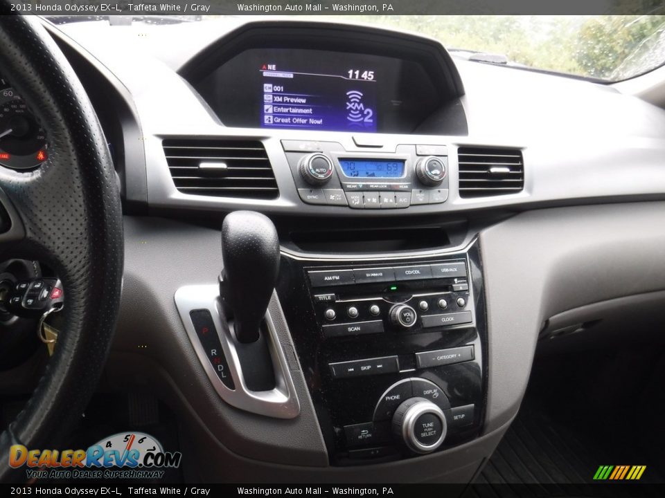 2013 Honda Odyssey EX-L Taffeta White / Gray Photo #15