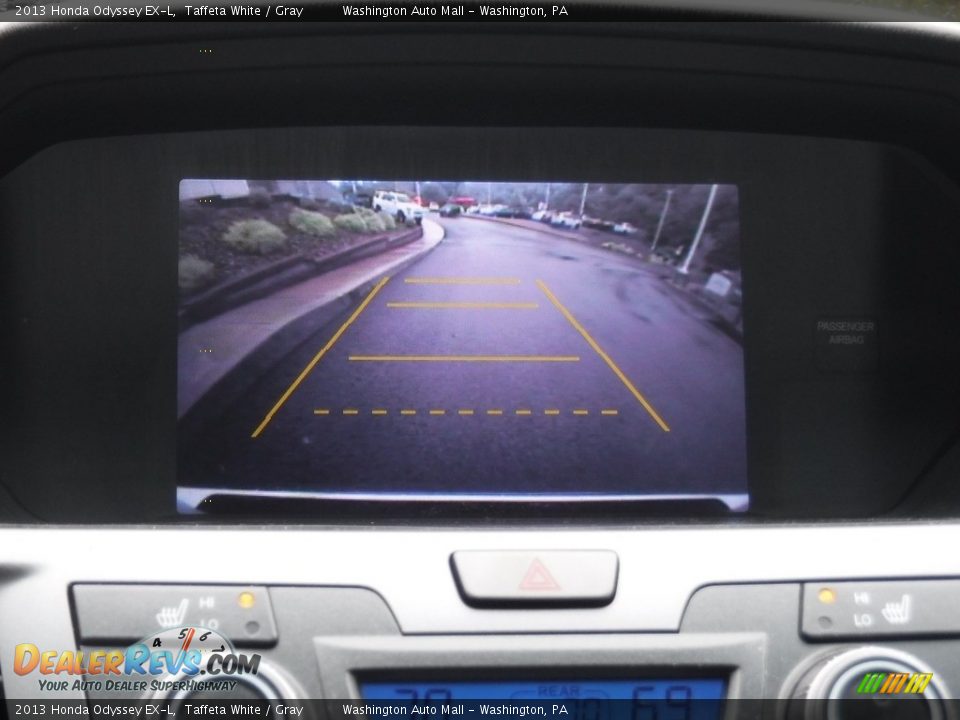 2013 Honda Odyssey EX-L Taffeta White / Gray Photo #17