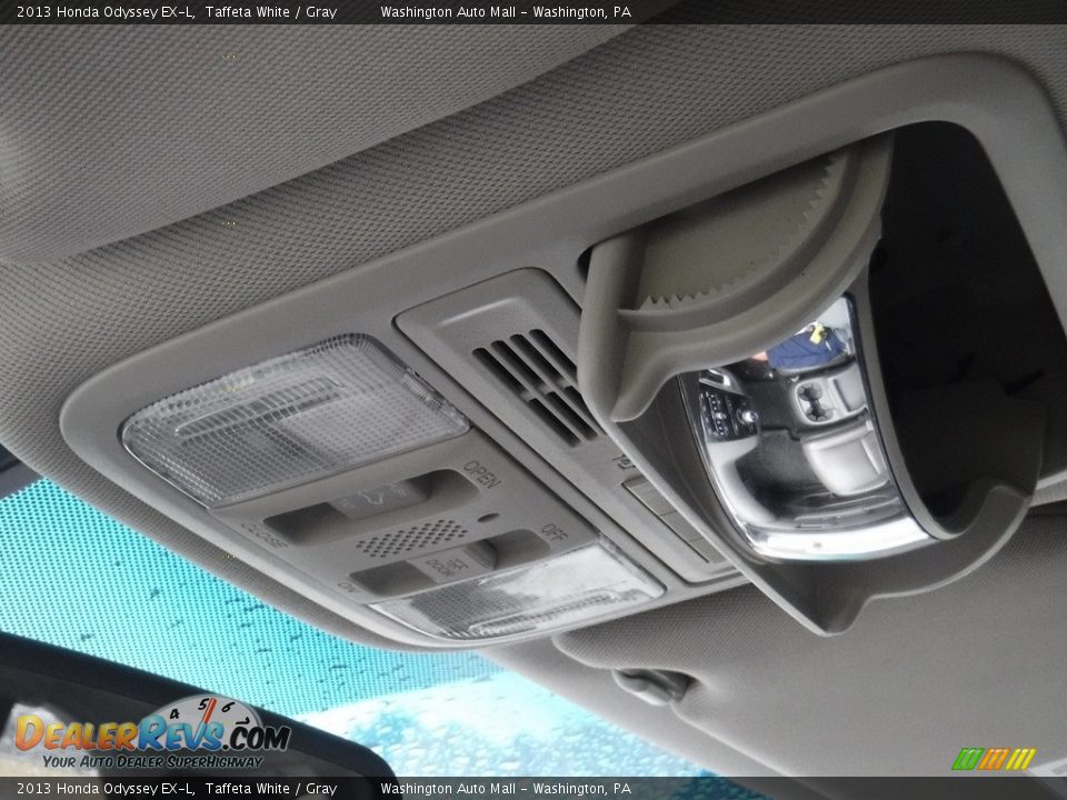 2013 Honda Odyssey EX-L Taffeta White / Gray Photo #18