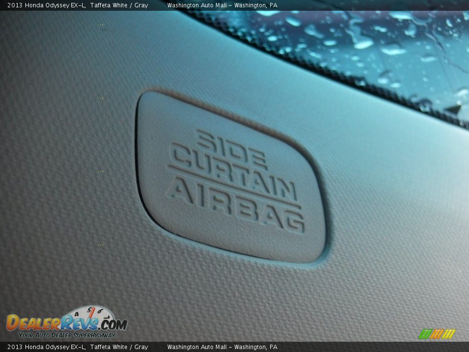 2013 Honda Odyssey EX-L Taffeta White / Gray Photo #19