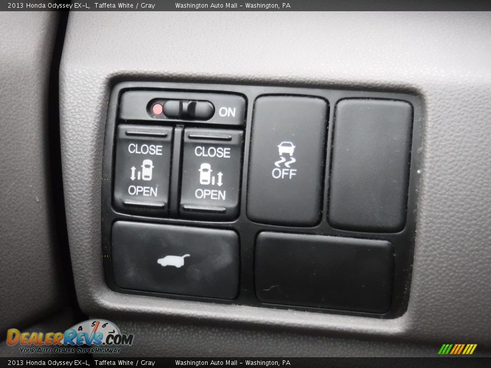 2013 Honda Odyssey EX-L Taffeta White / Gray Photo #22