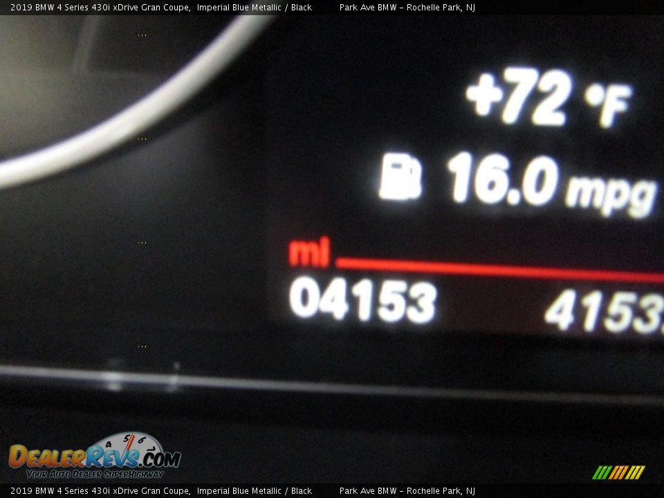 2019 BMW 4 Series 430i xDrive Gran Coupe Imperial Blue Metallic / Black Photo #24
