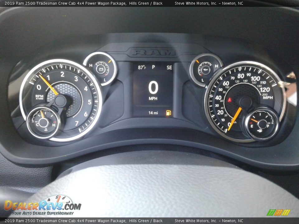 2019 Ram 2500 Tradesman Crew Cab 4x4 Power Wagon Package Gauges Photo #17