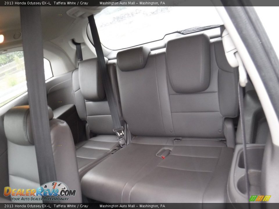 2013 Honda Odyssey EX-L Taffeta White / Gray Photo #25