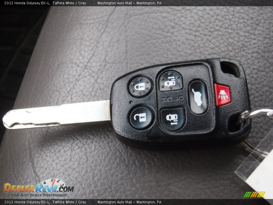 2013 Honda Odyssey EX-L Taffeta White / Gray Photo #28