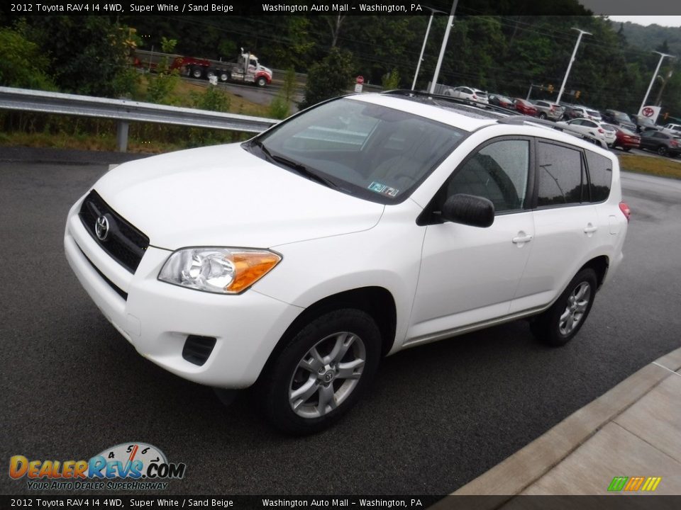 2012 Toyota RAV4 I4 4WD Super White / Sand Beige Photo #6
