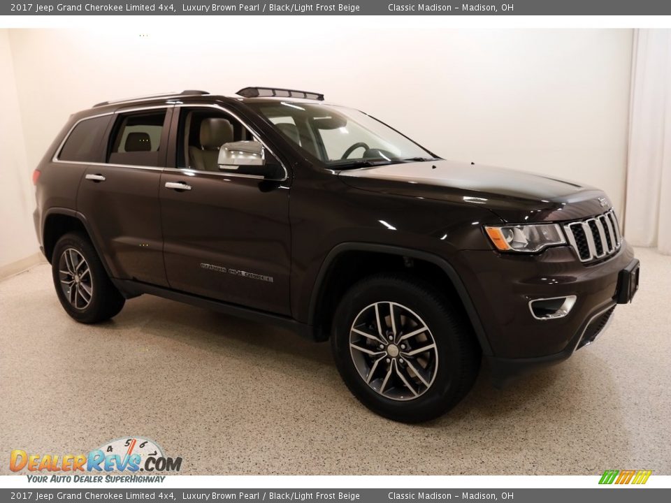2017 Jeep Grand Cherokee Limited 4x4 Luxury Brown Pearl / Black/Light Frost Beige Photo #1