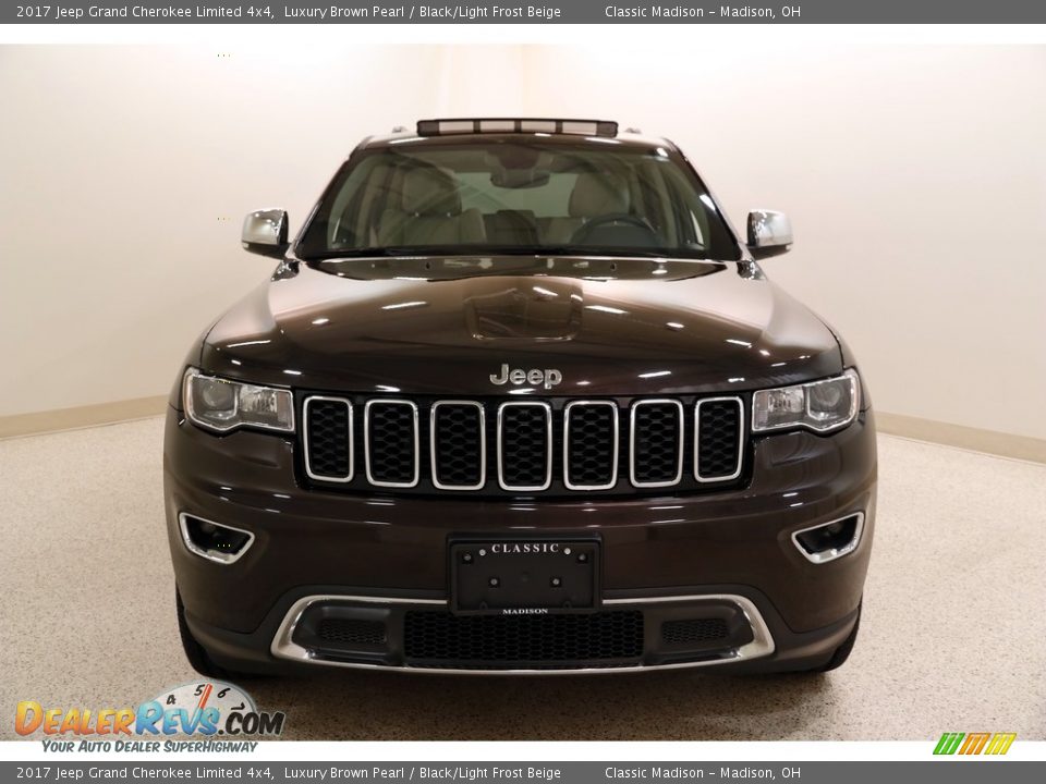 2017 Jeep Grand Cherokee Limited 4x4 Luxury Brown Pearl / Black/Light Frost Beige Photo #2