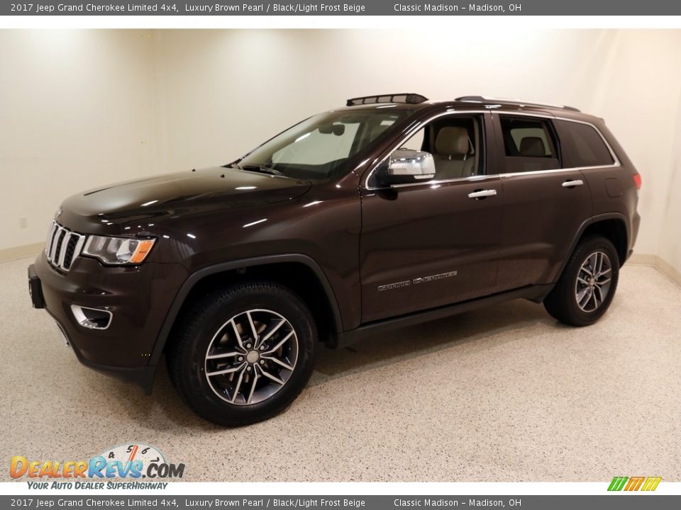 2017 Jeep Grand Cherokee Limited 4x4 Luxury Brown Pearl / Black/Light Frost Beige Photo #3
