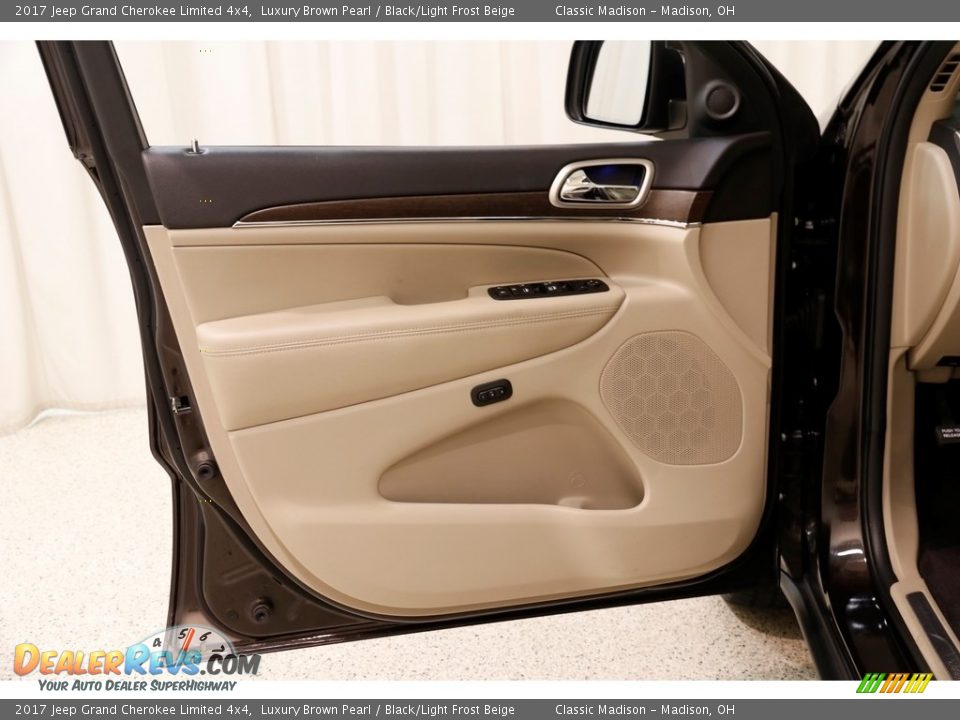 2017 Jeep Grand Cherokee Limited 4x4 Luxury Brown Pearl / Black/Light Frost Beige Photo #4