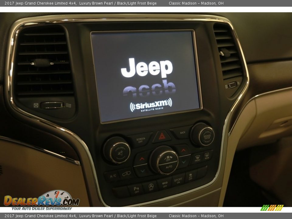 2017 Jeep Grand Cherokee Limited 4x4 Luxury Brown Pearl / Black/Light Frost Beige Photo #8