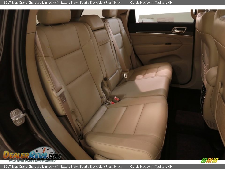 2017 Jeep Grand Cherokee Limited 4x4 Luxury Brown Pearl / Black/Light Frost Beige Photo #20