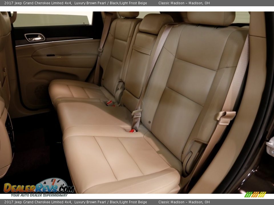 2017 Jeep Grand Cherokee Limited 4x4 Luxury Brown Pearl / Black/Light Frost Beige Photo #21