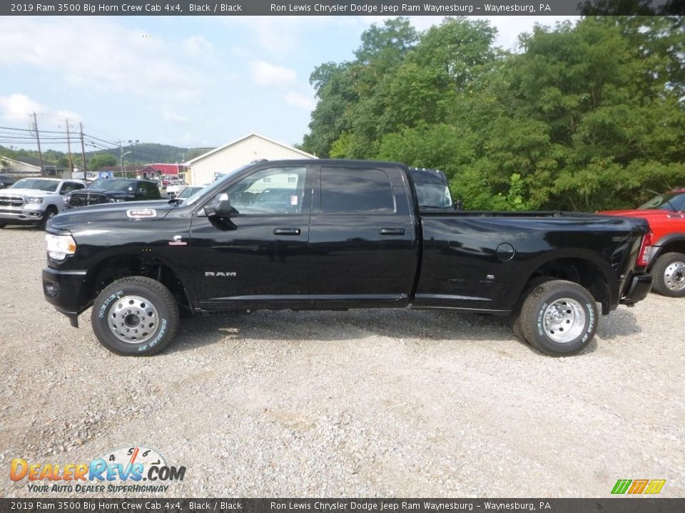 2019 Ram 3500 Big Horn Crew Cab 4x4 Black / Black Photo #2