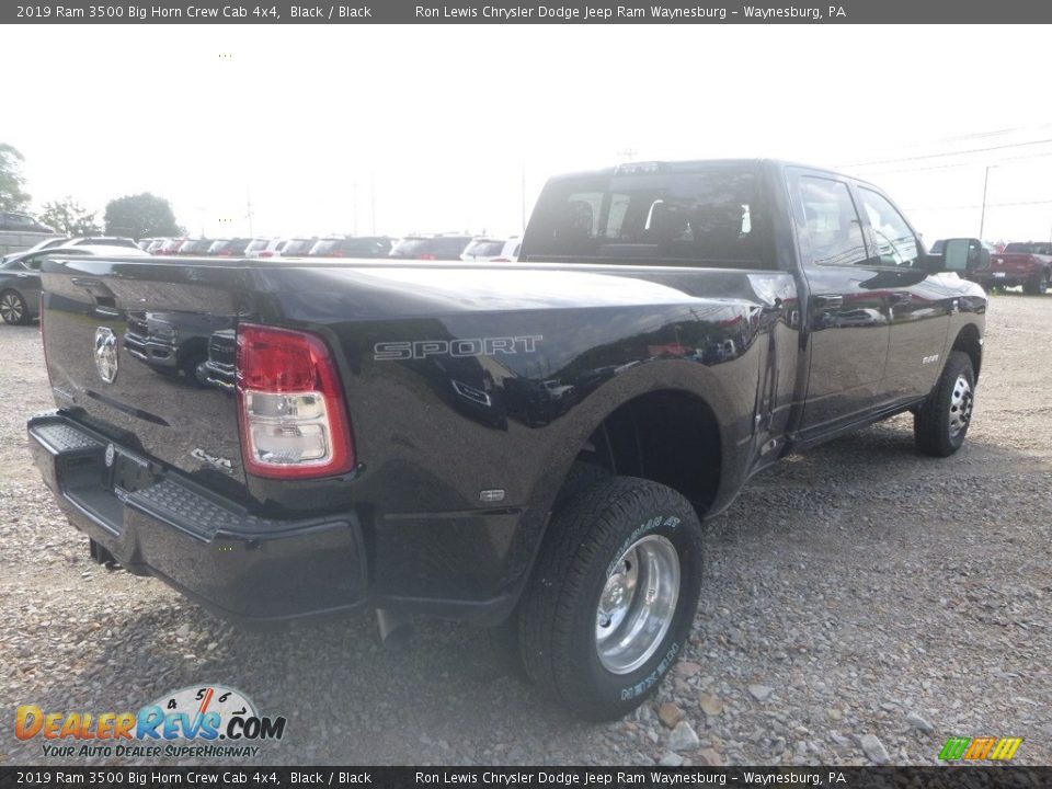 2019 Ram 3500 Big Horn Crew Cab 4x4 Black / Black Photo #5