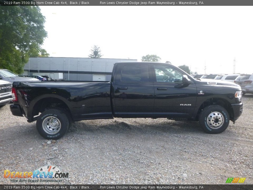 2019 Ram 3500 Big Horn Crew Cab 4x4 Black / Black Photo #6