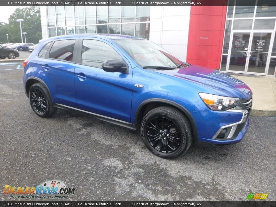 2018 Mitsubishi Outlander Sport ES AWC Blue Octane Metallic / Black Photo #1