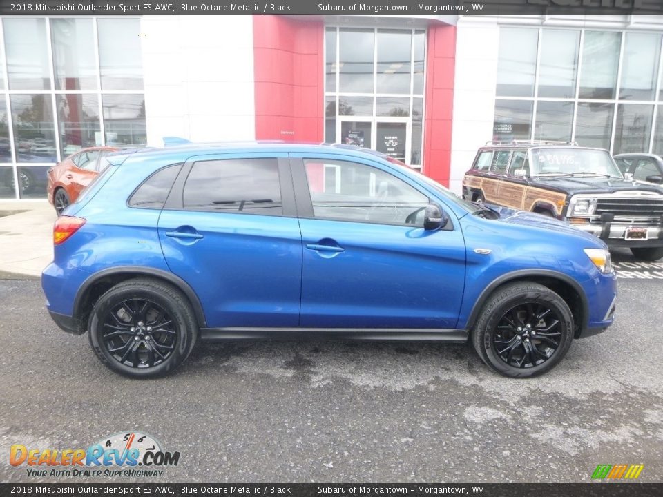 2018 Mitsubishi Outlander Sport ES AWC Blue Octane Metallic / Black Photo #3
